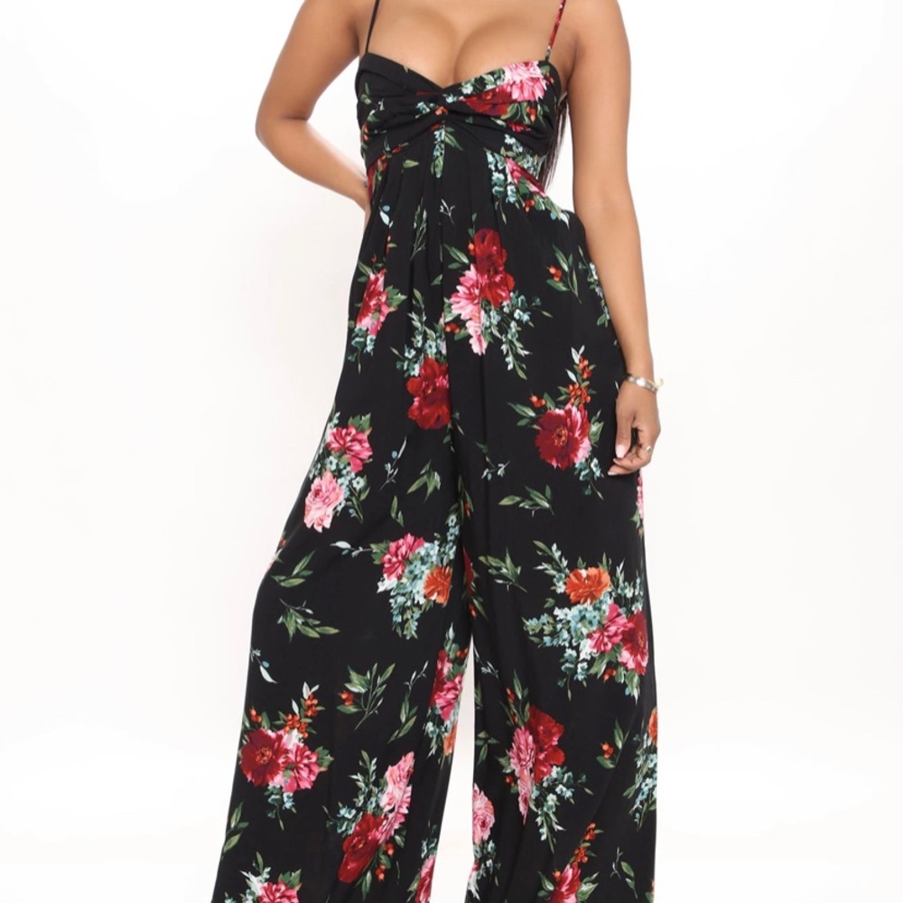 Fashion Nova Ready or Knot Printed Jumpsuit